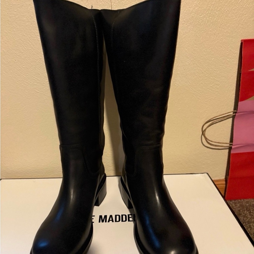 Briggs New York Black Over the Knee Boots